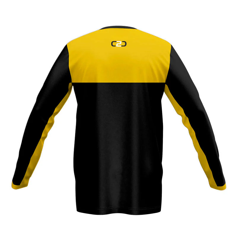 Dream SlimFit HP Long Sleeve V Neck Warmup Shirt Design Your Own Custom - Image 3