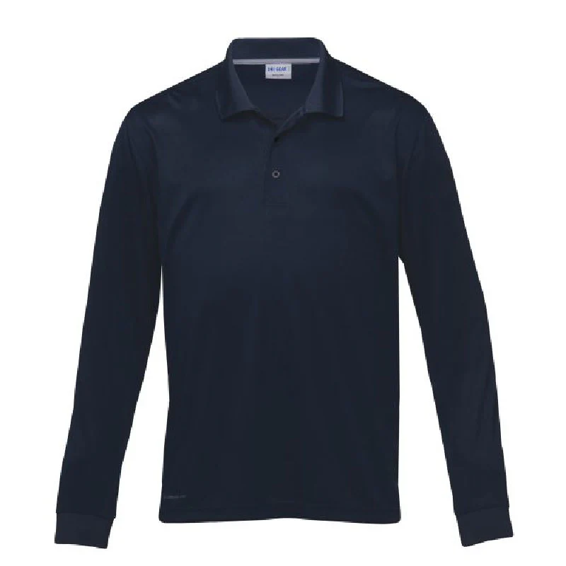Dri Gear Long Sleeve Axis Polo Mens - Image 3