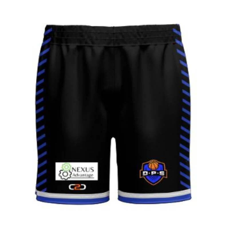 Dribble Pass Shoot HP Split Pro Shorts Black Royal