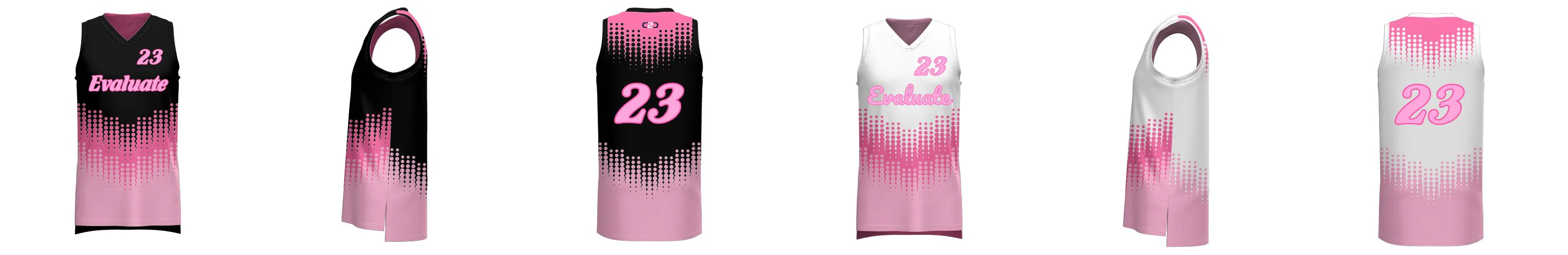 DRIP Reversible SlimFit HP V Neck Basketball Singlet Design Your Own Custom