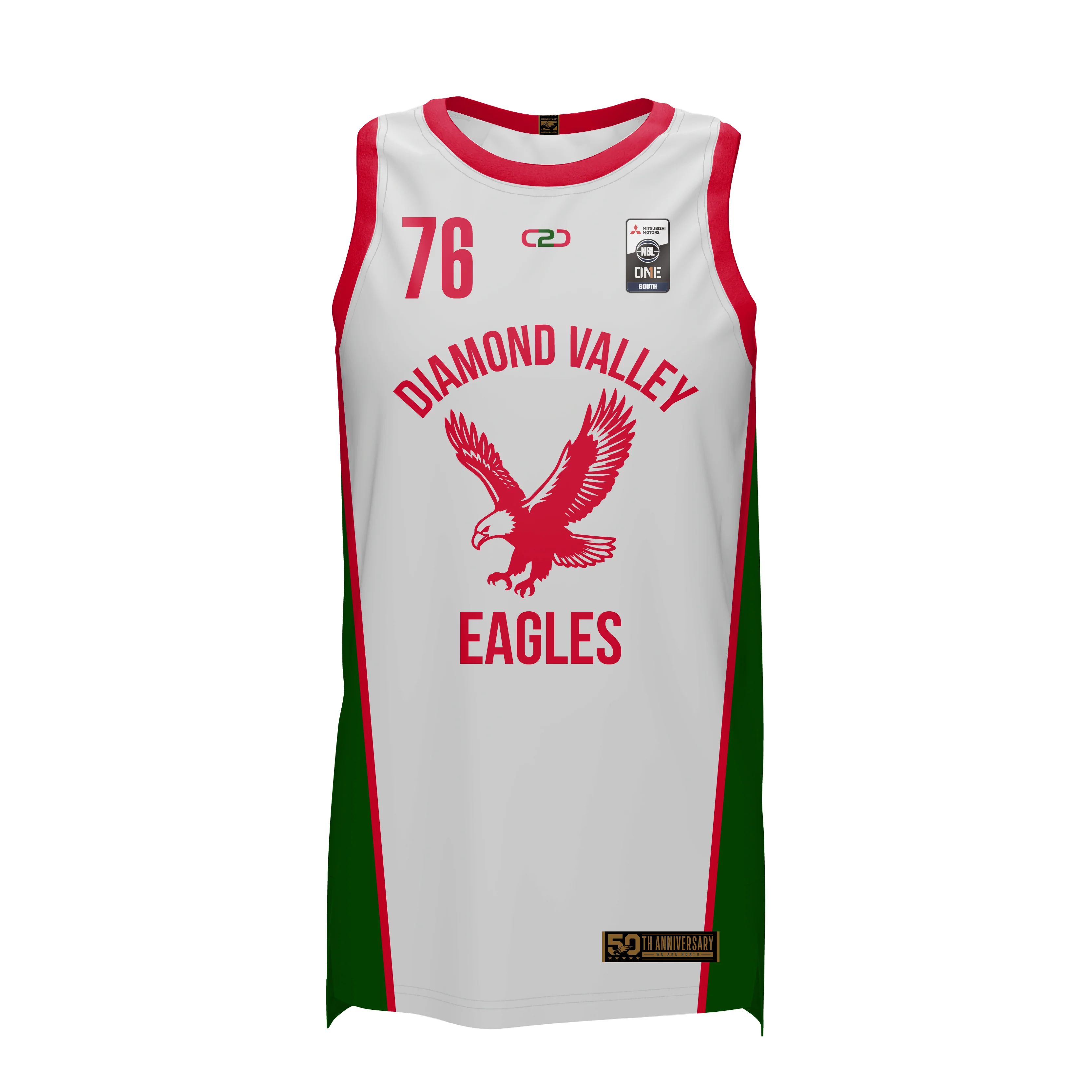 DVBA 50th Anniversary NBL1 Slimfit Basketball Singlet