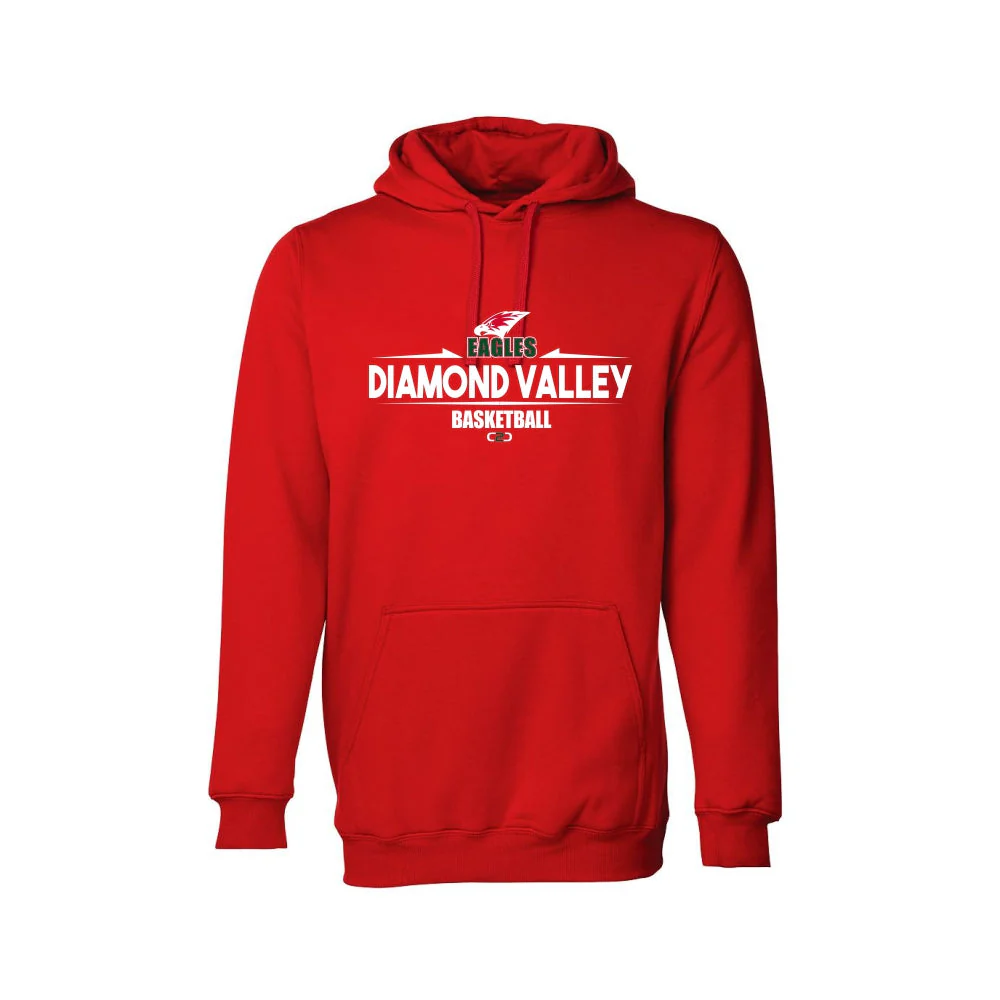DVBA (Diamond Valley Basketball Association) Eagles Hoodie Red