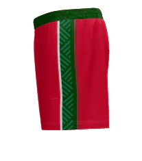 DVBA (Diamond Valley Basketball Association) NBL1 Home Ladies/Youth Red Playing Pro Shorts - Image 3
