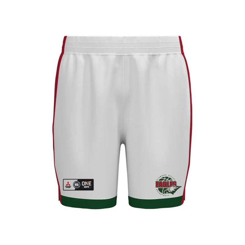 DVBA (Diamond Valley Basketball Association) NBL1 Away Ladies/Youth White Playing Pro Shorts