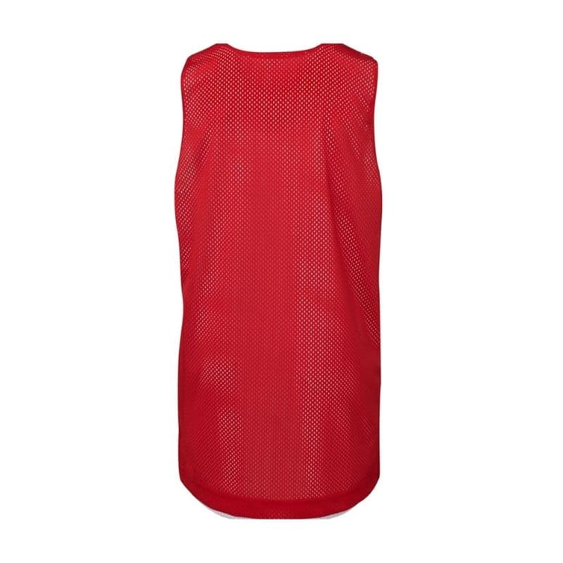 DVBA Girls Red/White Reversible Singlet - Image 2