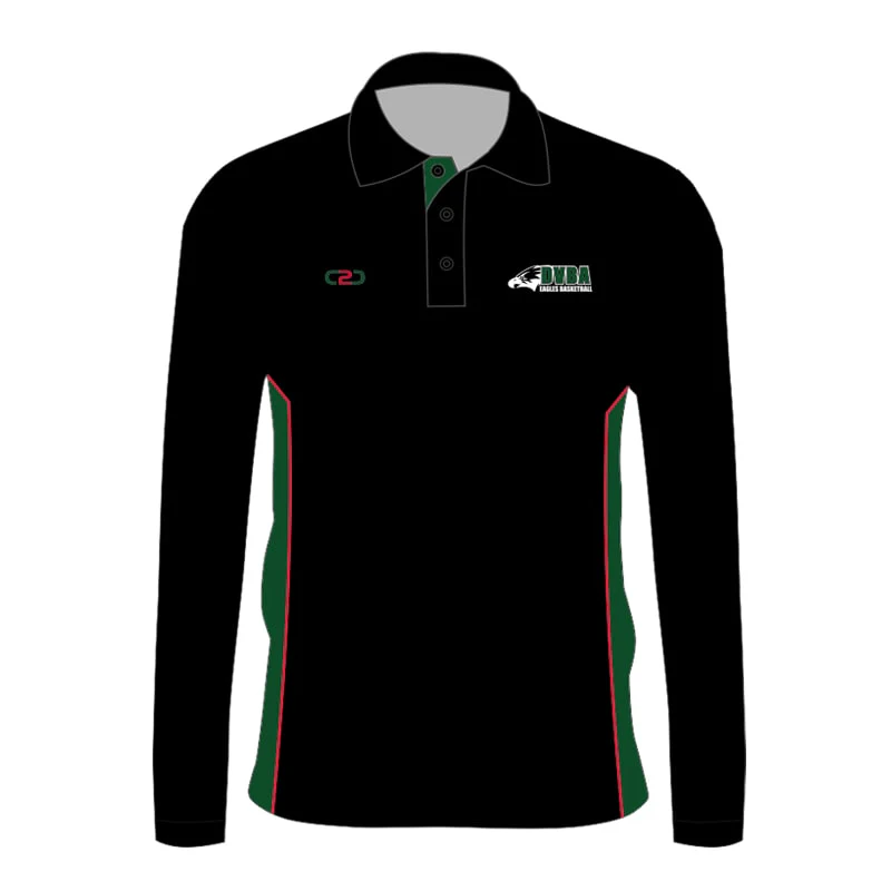 DVBA (Diamond Valley Basketball Association) Long Sleeve Polo