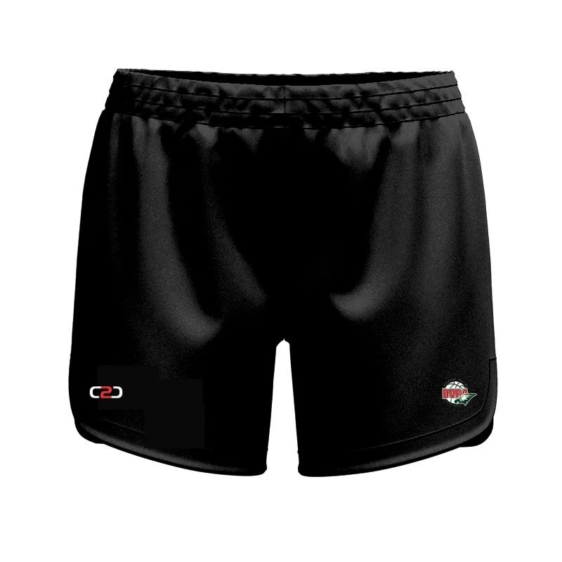 DVBA Pro Curved Shorts Womens Girls Black