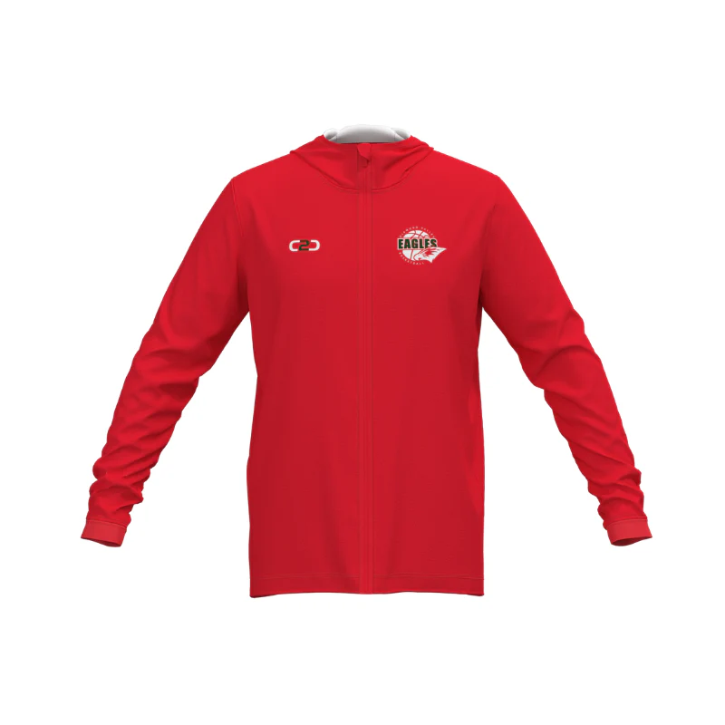 DVBA SlimFit HP Tech Stretch Zip Hoodie Red (private)