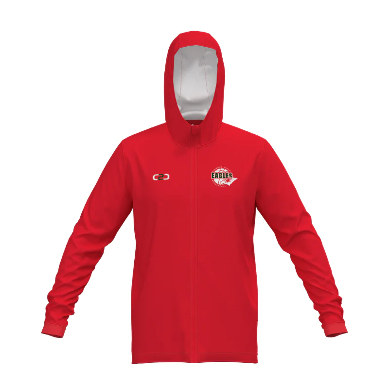 DVBA SlimFit HP Tech Stretch Zip Hoodie Red (private) - Image 5