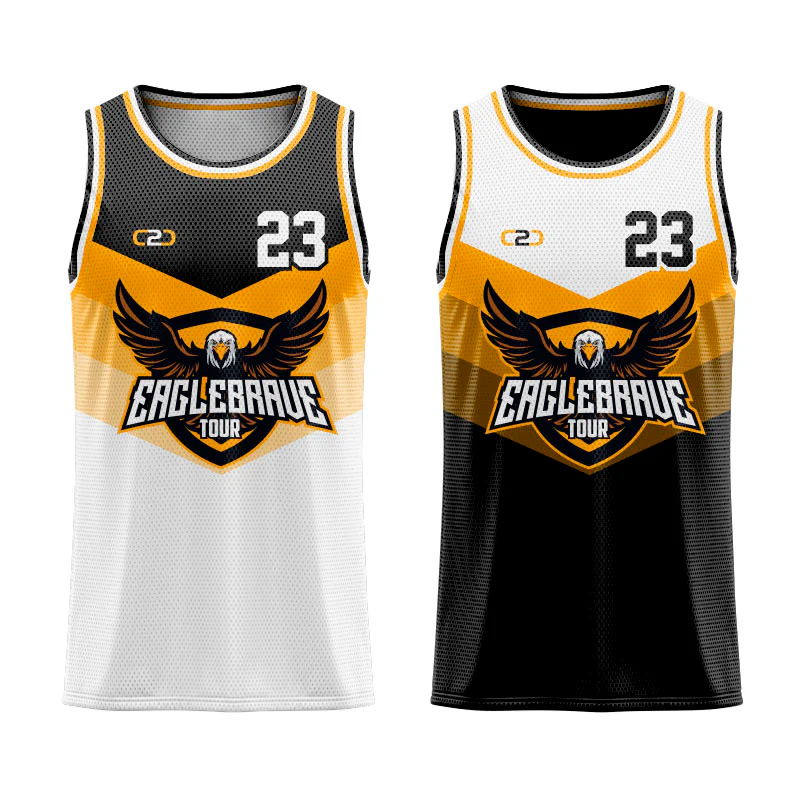 Custom Eagle Brave Core Reversible Basketball Singlet