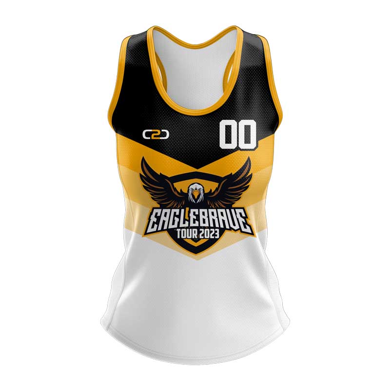 Eagle Brave Sport Singlet Ladies Racerback Design Your Own Custom