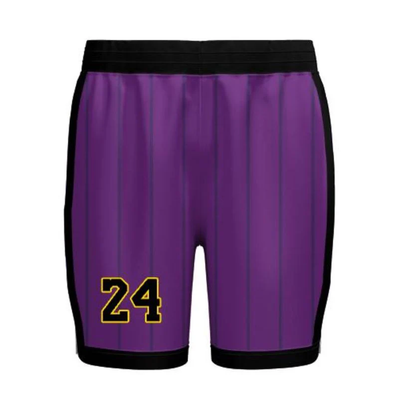 East Auckland Basketball Core Pro Shorts Purple Black
