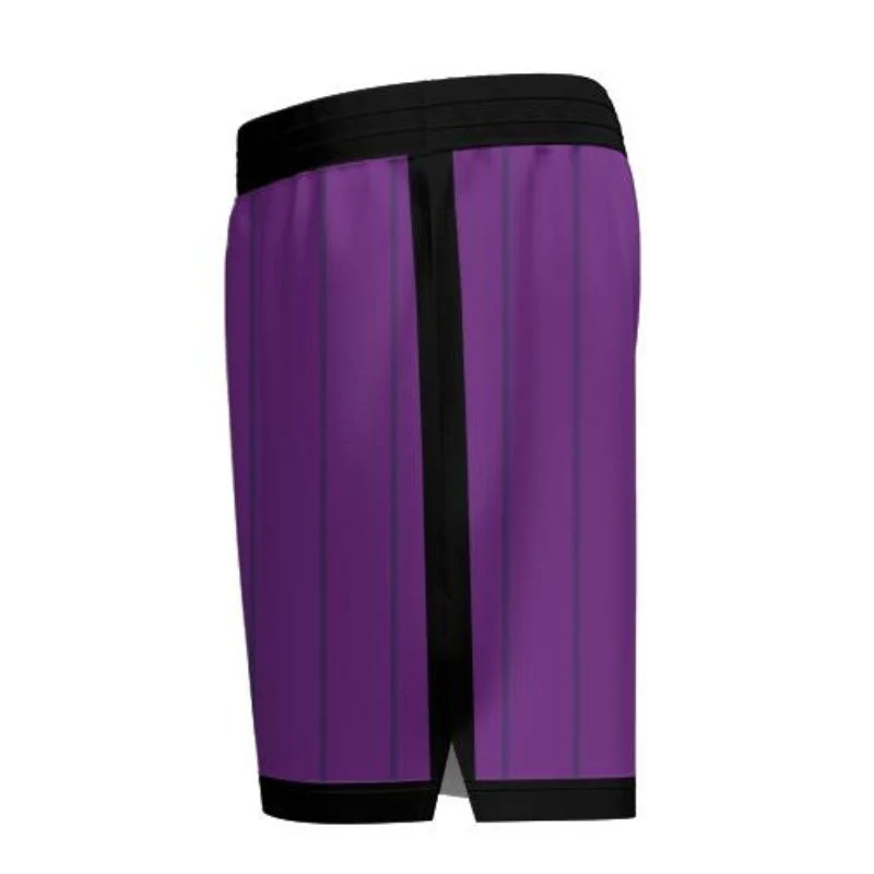 East Auckland Basketball Core Pro Shorts Purple Black - Image 3