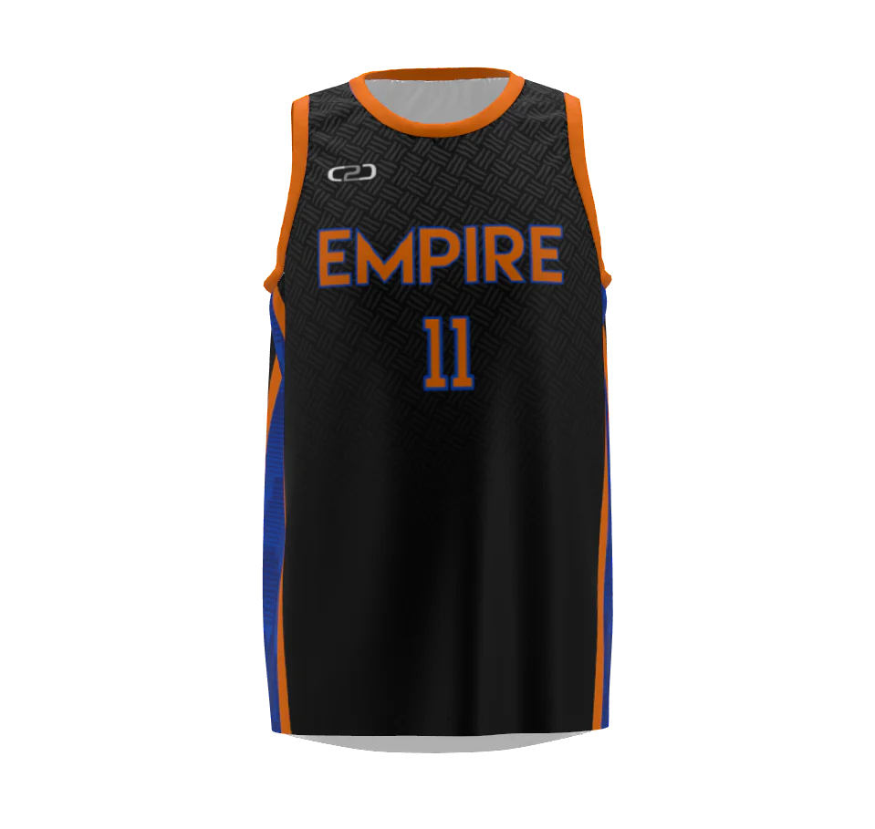 Empire Core Custom Basketball Singlet U Neck Side Panel - Image 3