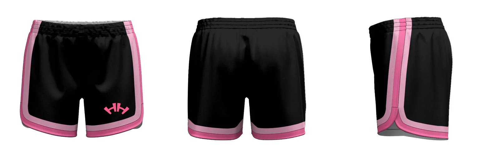 FIESTA SlimFit HP Ladies Girls Curve Shorts Pro Design Your Own Custom