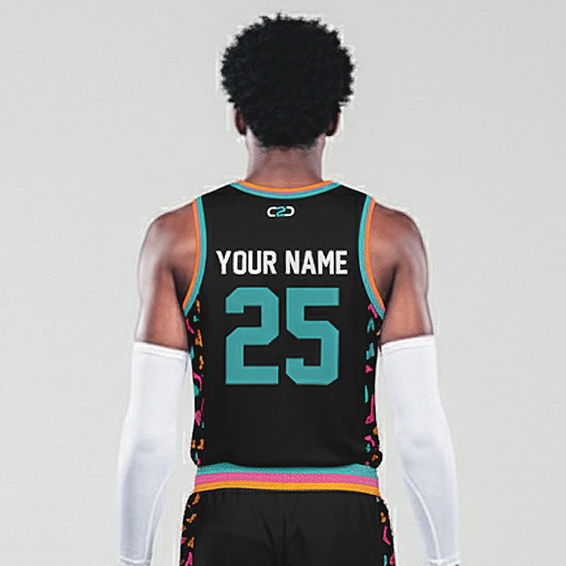 Custom Fiesta Street Core Reversible Basketball Singlet - Image 3