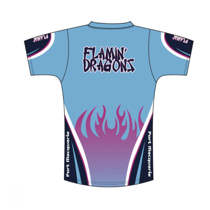Flamin' Dragons Short Sleeve Tee - Image 2