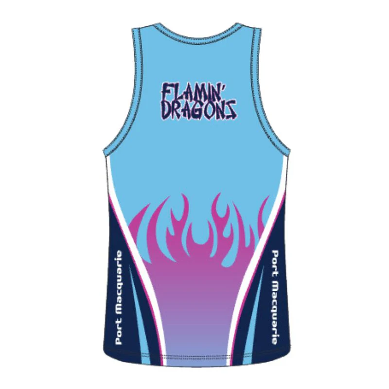 Flamin' Dragons Touch Singlet - Image 2