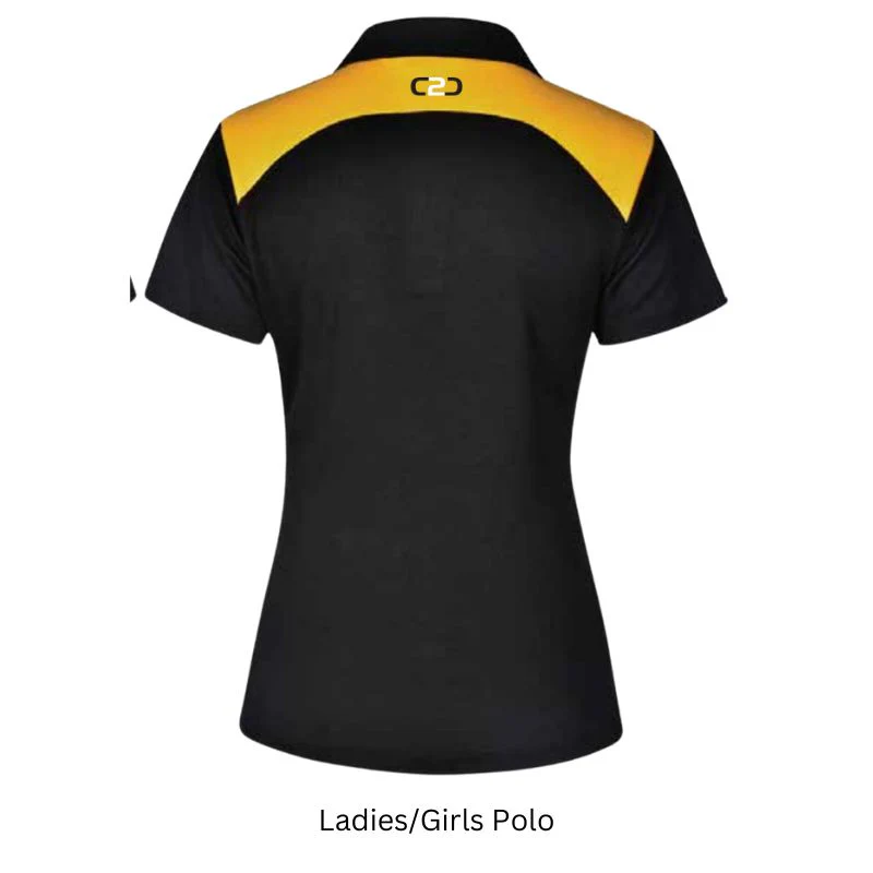 Hastings Fly Fishers Polo Black/Gold (Breast Logo) - Image 3