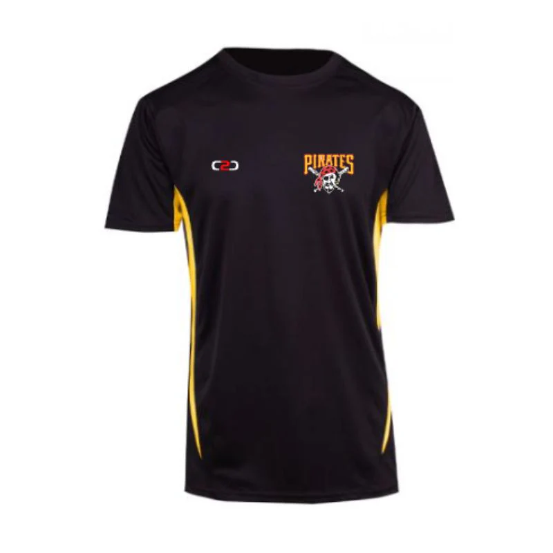 Hastings River Pirates Cool Dry Tee Black