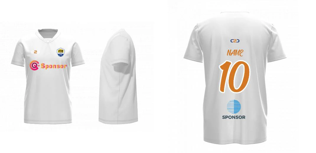Heart Core Soccer Jersey Insert V Neck Design Your Own Custom