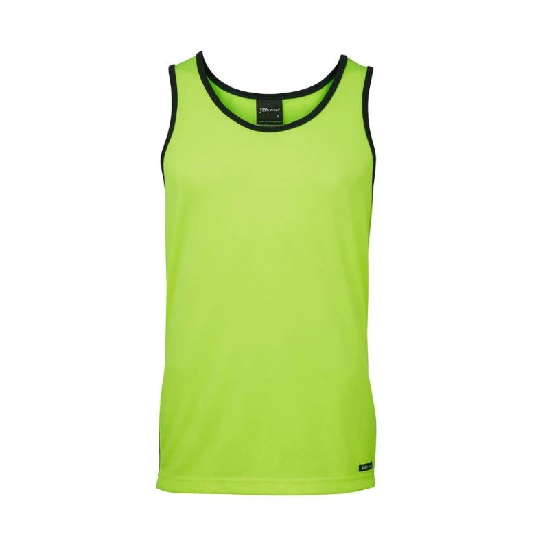 Hi Vis Contrast Singlet Mens - Image 3