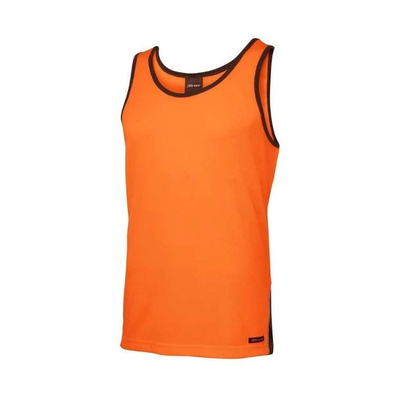Hi Vis Contrast Singlet Mens - Image 4