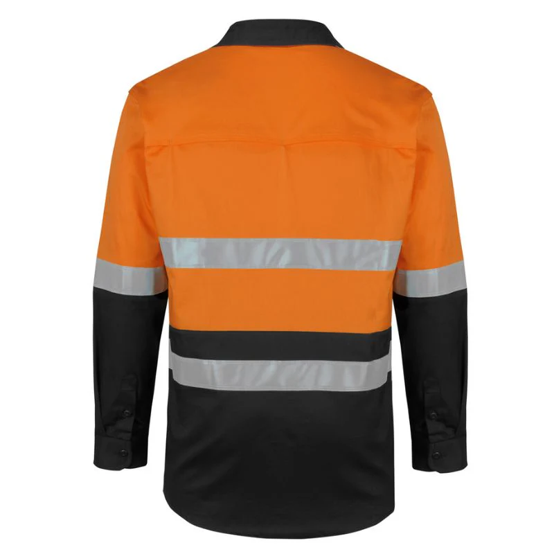 Hi Vis (D+N) L/S Stress Work Shirt - Image 3