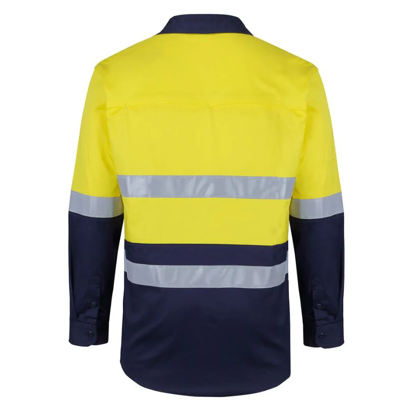 Hi Vis (D+N) L/S Stress Work Shirt - Image 9
