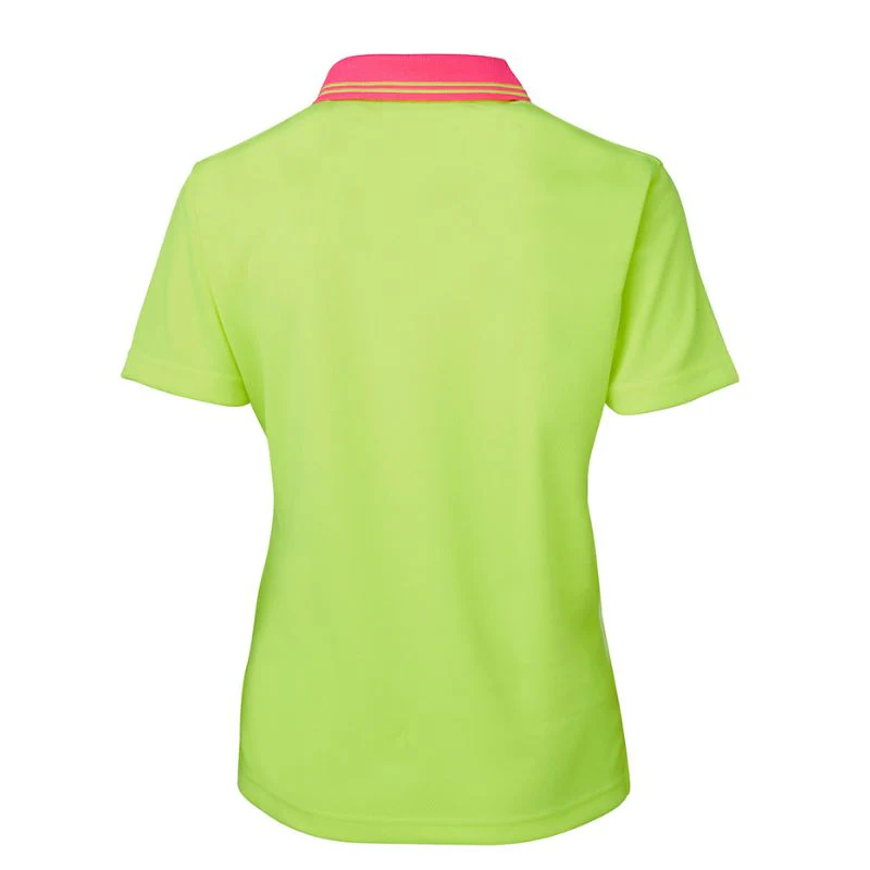 Hi Vis S/S Comfort Polo Ladies - Image 3