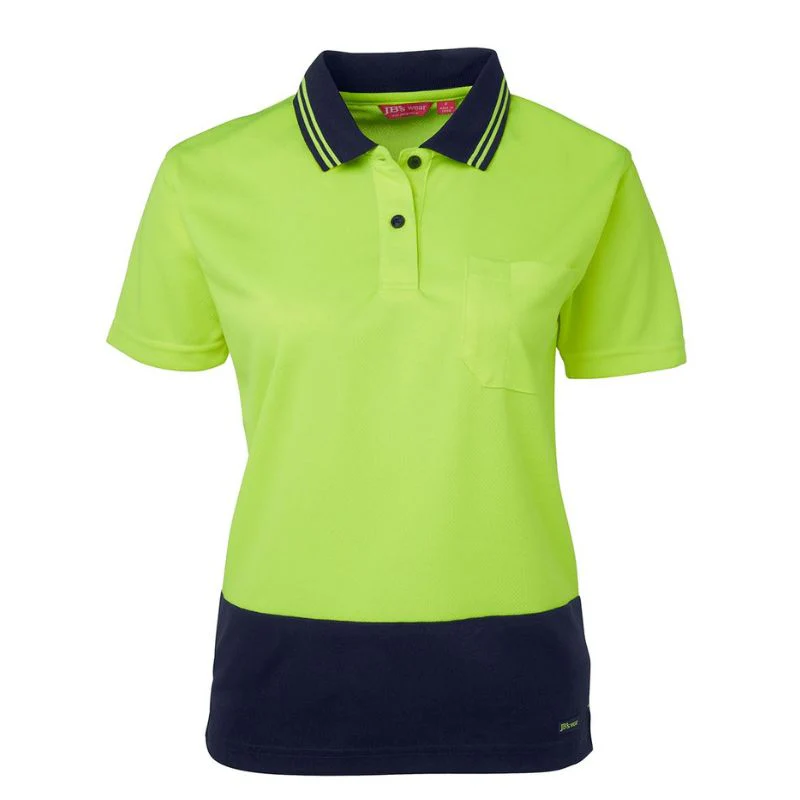 Hi Vis S/S Comfort Polo Ladies - Image 4