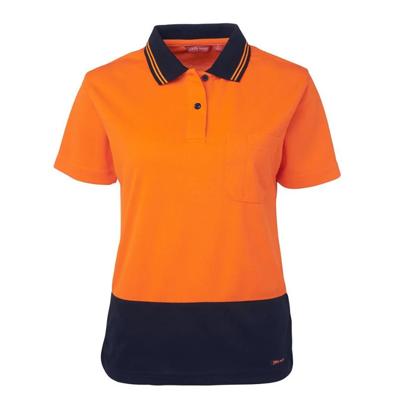 Hi Vis S/S Comfort Polo Ladies - Image 6