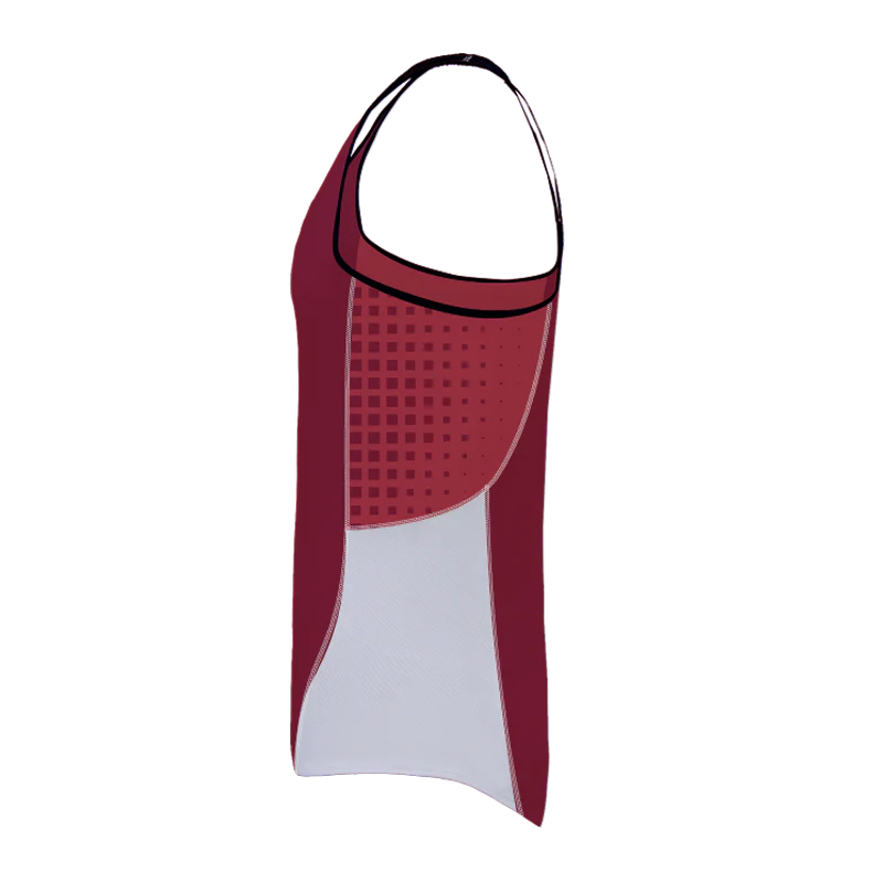 CRIMSON Y-Back HP Racerback Singlet Ladies Girls Design Your Own Custom - Image 3