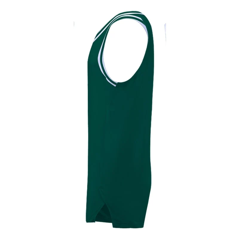 Custom Celtics Inspired Icon Slimfit Hp Split Basketball Singlet - Image 2