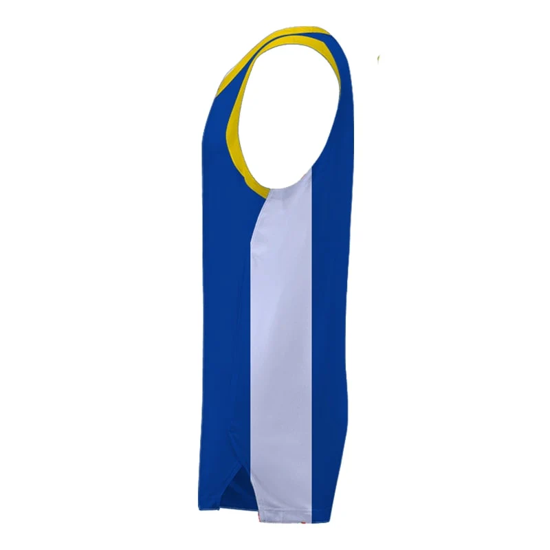 Custom Warriors Icon Slimfit Hp Split Basketball Singlet - Image 2