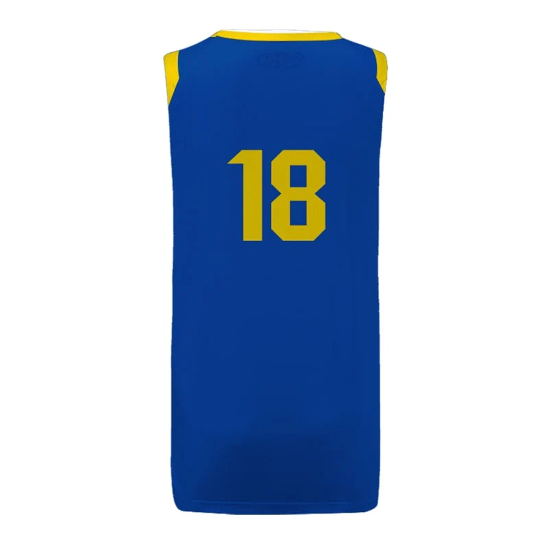 Custom Warriors Icon Slimfit Hp Split Basketball Singlet - Image 3