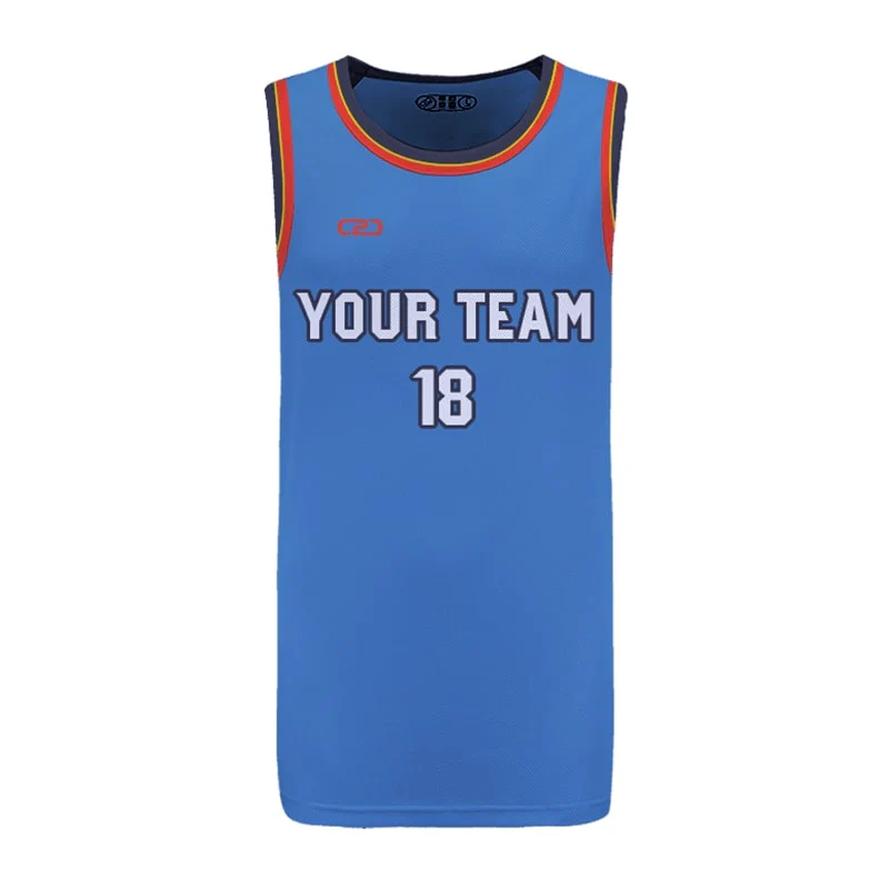 Custom Thunder Icon Slimfit Hp Split Basketball Singlet
