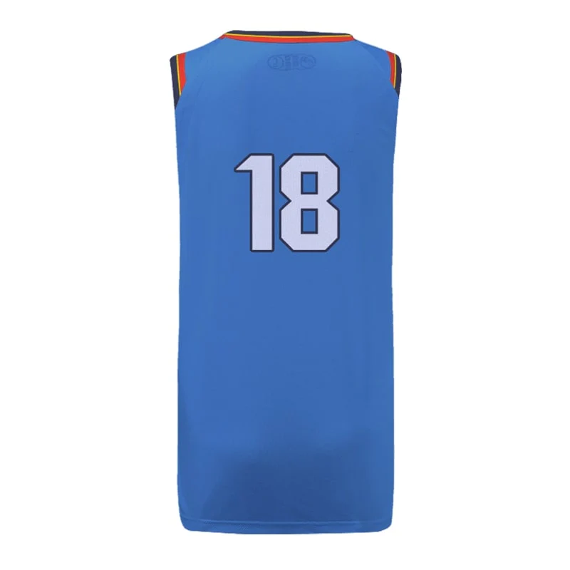 Custom Thunder Icon Slimfit Hp Split Basketball Singlet - Image 3