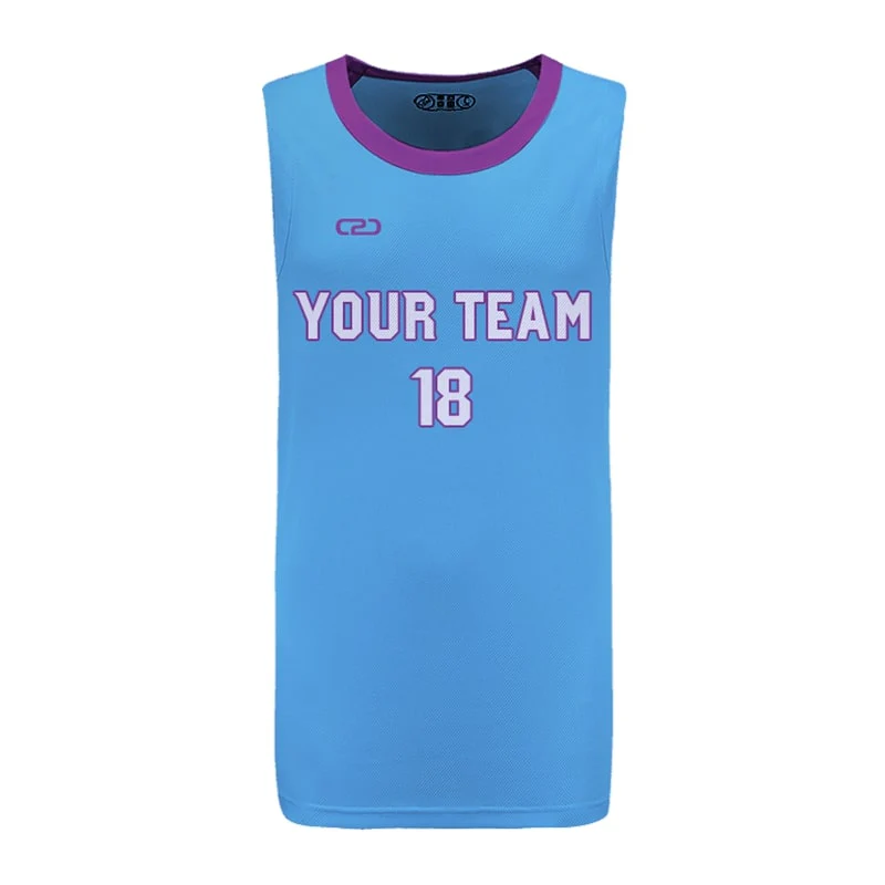 Custom Vice Icon Slimfit Hp Split Basketball Singlet