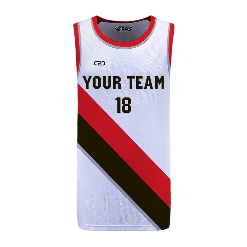 Custom Blazers-Inspired Icon Slimfit Hp Split Basketball Singlet