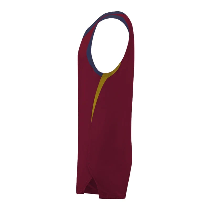 Custom Cavs Icon Slimfit Hp Split Basketball Singlet - Image 2