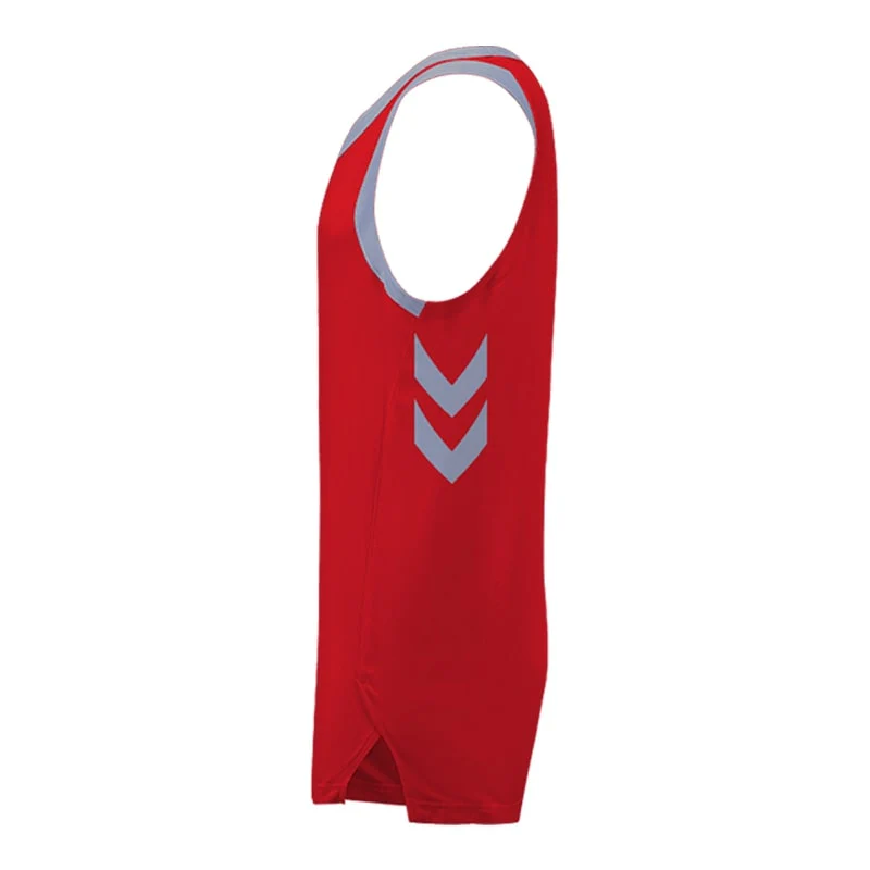 Custom Rockets Icon Slimfit Hp Split Basketball Singlet - Image 2