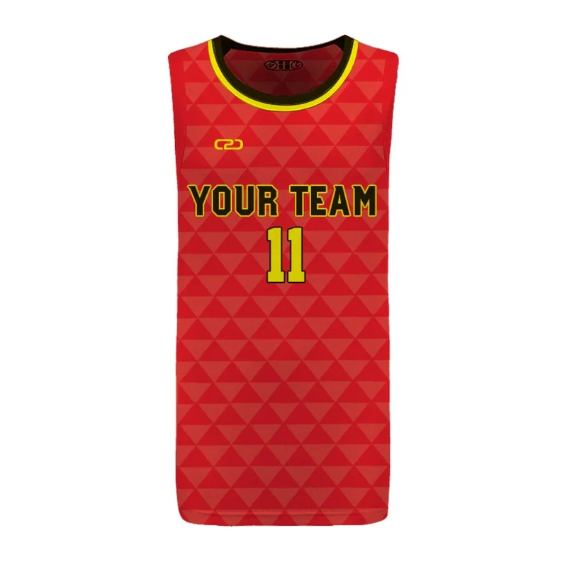 Custom Hawks Icon Slimfit Hp Split Basketball Singlet