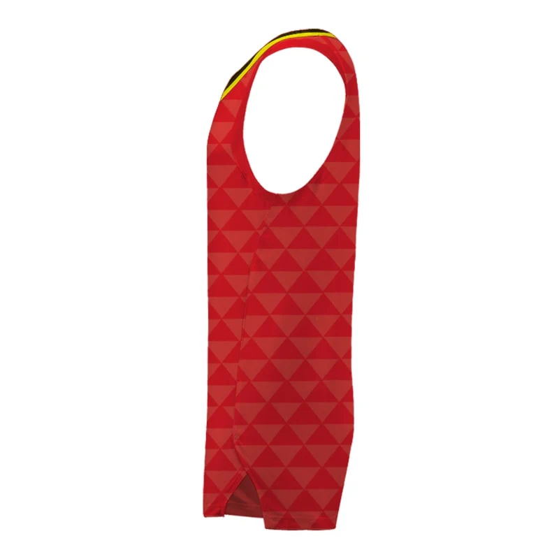 Custom Hawks Icon Slimfit Hp Split Basketball Singlet - Image 2