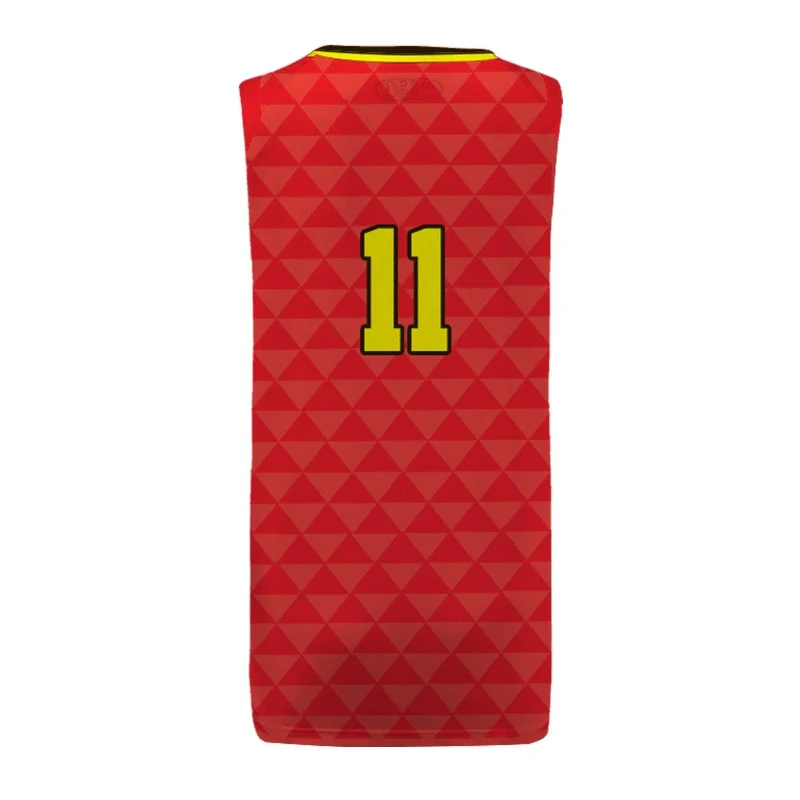 Custom Hawks Icon Slimfit Hp Split Basketball Singlet - Image 3