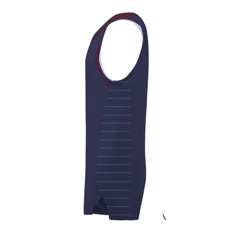 Custom Clippers Icon Slimfit Hp Split Basketball Singlet - Image 2