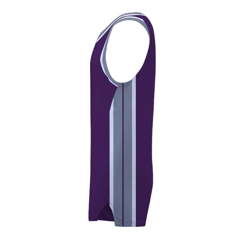 Custom Kings Icon Slimfit Hp Split Basketball Singlet - Image 2