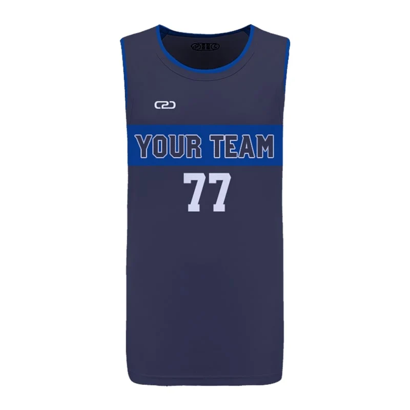 Custom Mavericks Icon Slimfit Hp Split Basketball Singlet