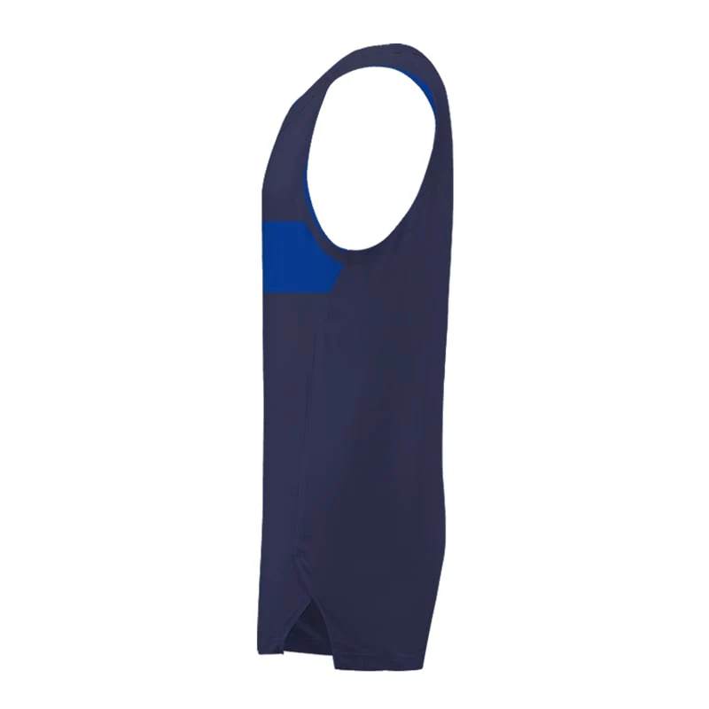 Custom Mavericks Icon Slimfit Hp Split Basketball Singlet - Image 2