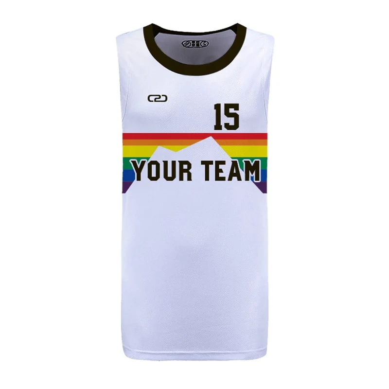 Custom Nuggets Icon Slimfit Hp Split Basketball Singlet